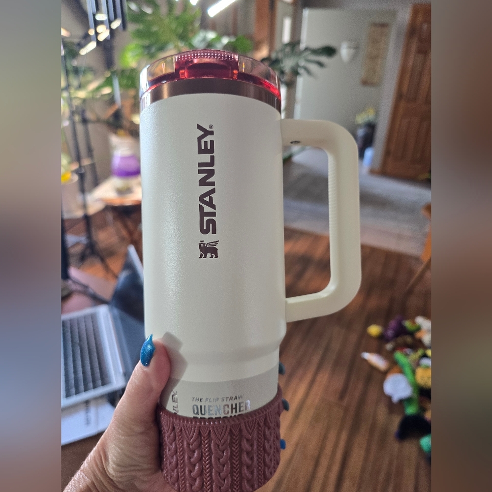 Stanley Cream Rose Gold 30 Oz Pro Tour New**BOOT NOT INCLUDED****